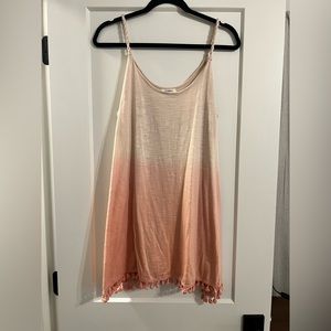 Umgee Pink Tassel Dress
